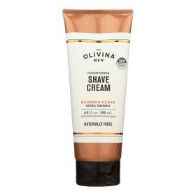 Olivina Men Bourbon Cedar Conditioning Shave Cream - 1 Each - 6.5 Oz